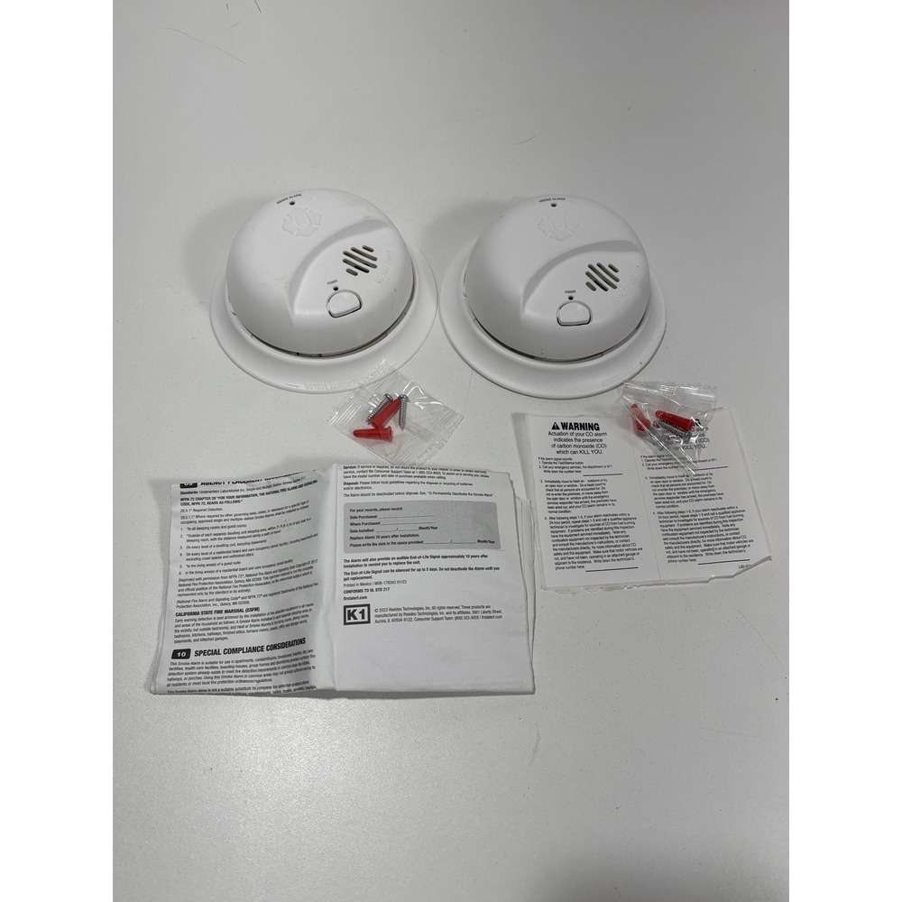BRK 1 Pair PACK FIRST ALERT SMI110 SMOKE ALARM BATTERY‎ POWERED